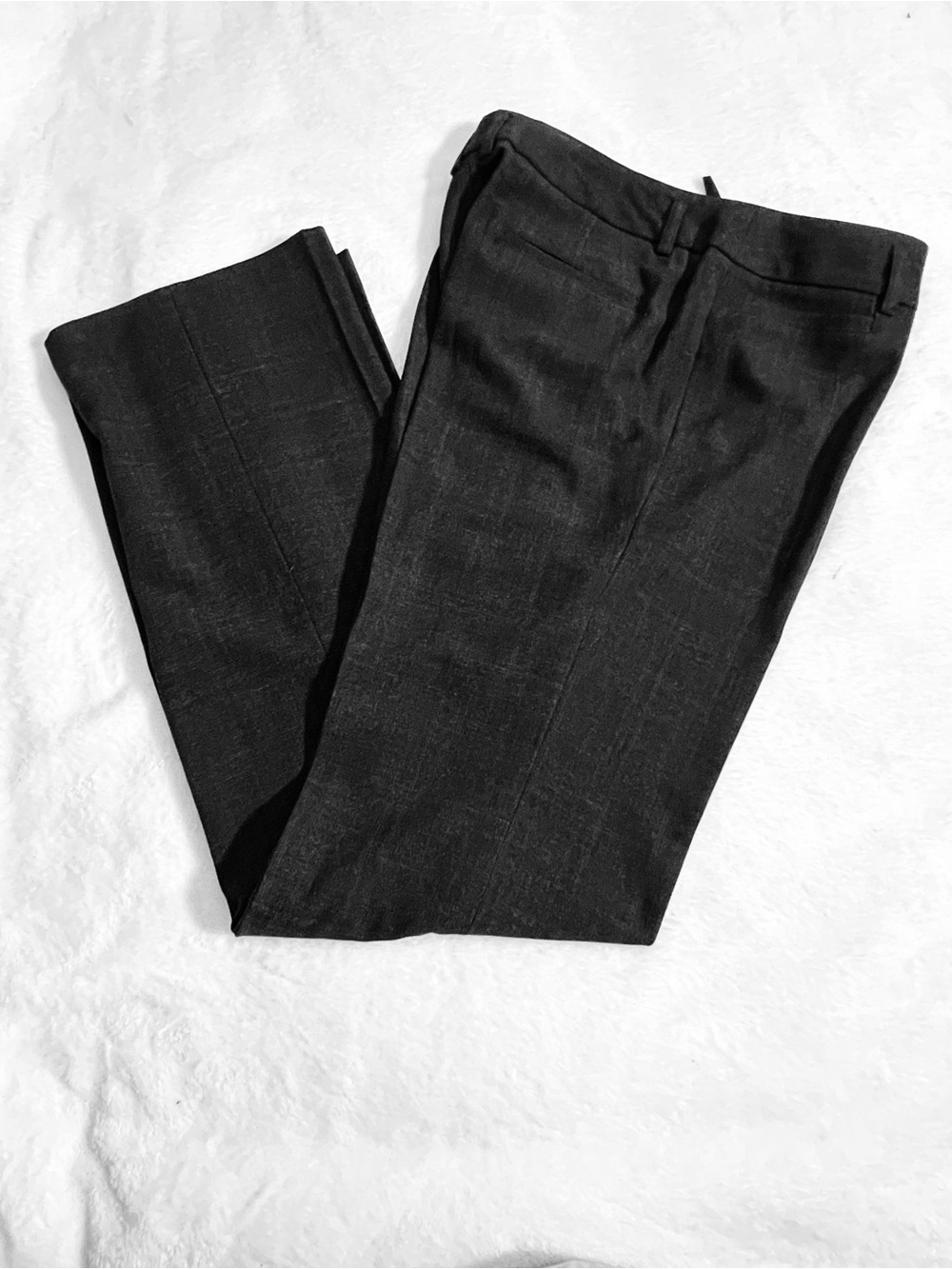 Amanda & Chelsea Charcoal Black Women’s Dress Pants - Tailored Straight